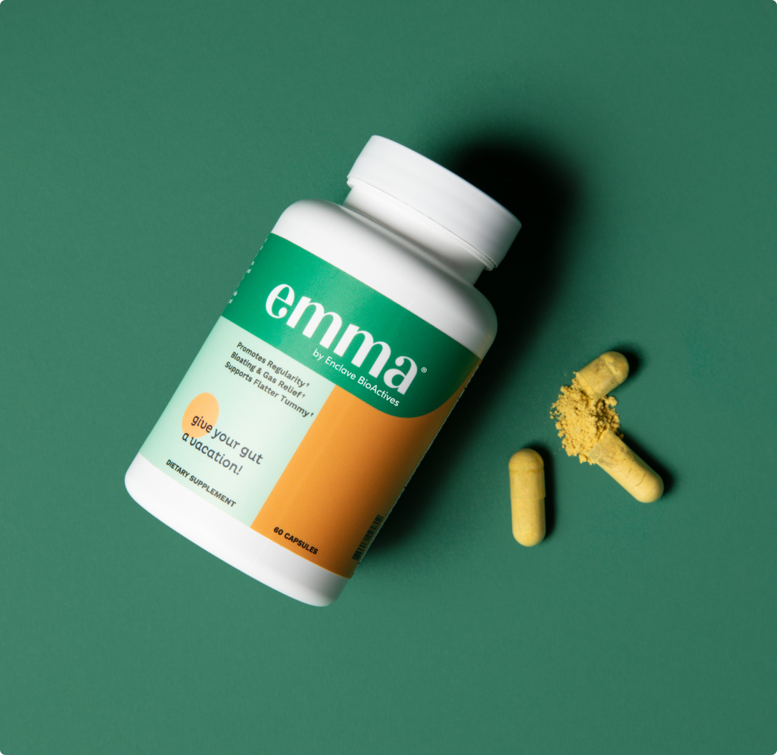 EmmaRelieg supplement capsules for gut health